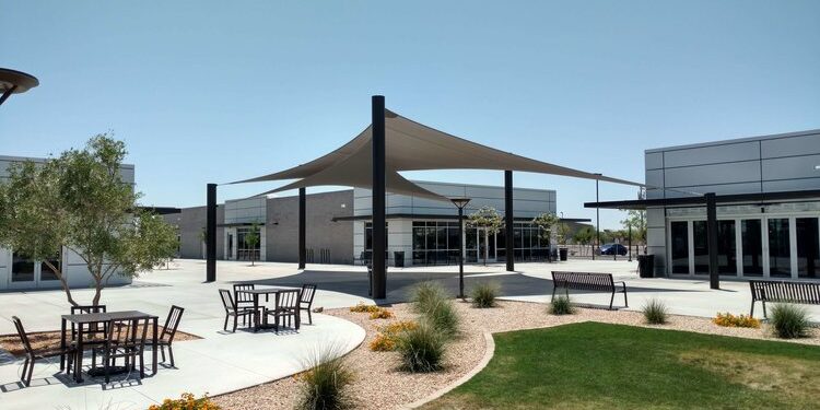 Commercial Shade Structure Installation